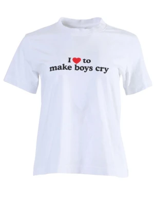 Vetements  - Vetements Fall 2020 I love to make boys cry/ tomorrow is another day printed baby tee Sz s
