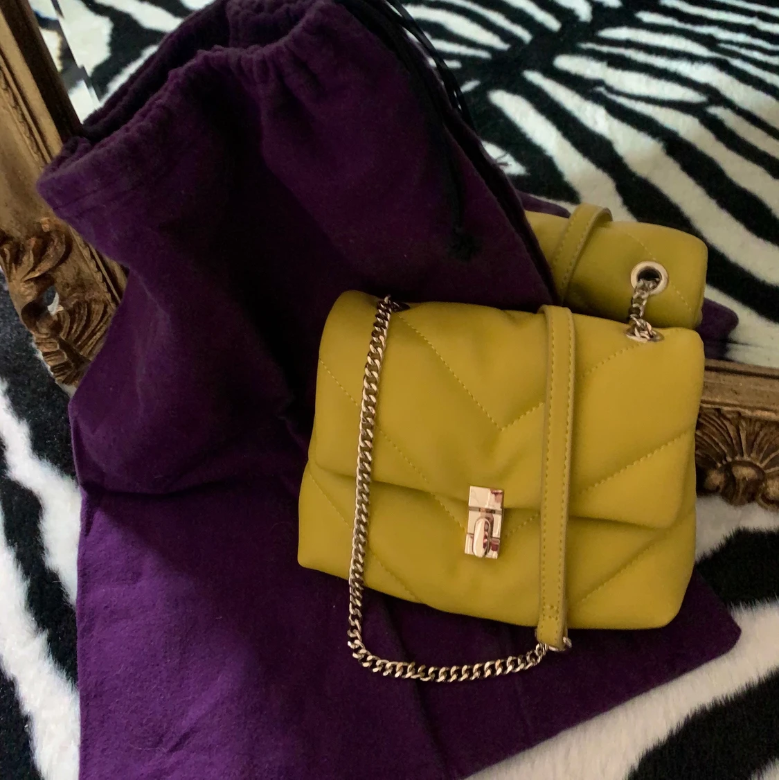 Gul väska från Zara