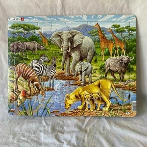 Safari pussel - Extremt vackert och detaljerat pussel med safari motiv! Väldigt bra skick!