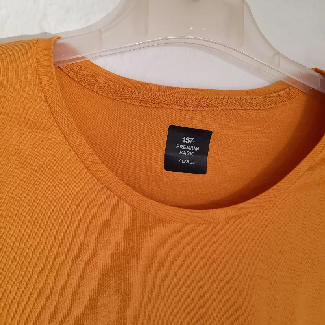 Stretchig gul t-shirt - 90