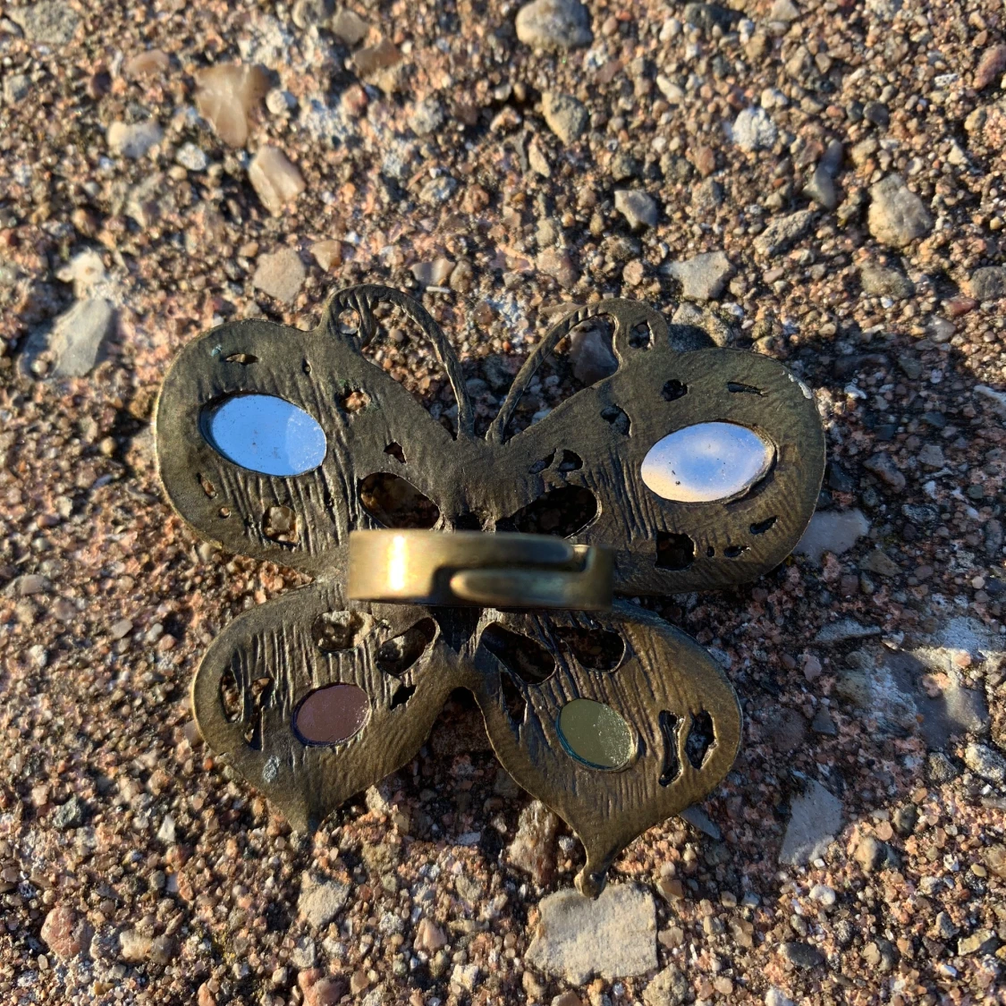 Butterfly ring bijou, kan ändra size - 91