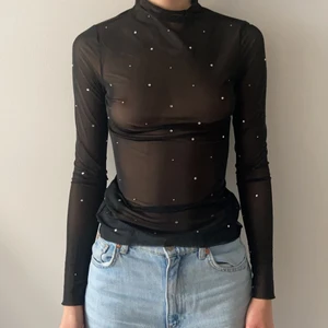 Svart långärmad mesh tröja - Bra skick, använd 2 gånger
