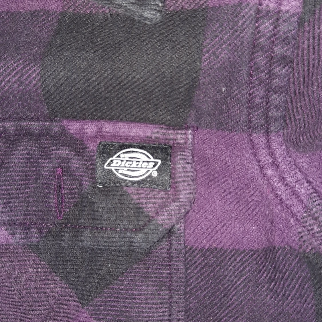 X small Dickies Mörk Lila flannel - 91
