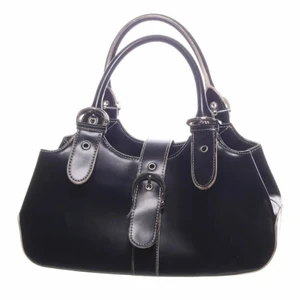 Debenhams 90's handväska - 90's style handväska. Fuskläder. Svart. 