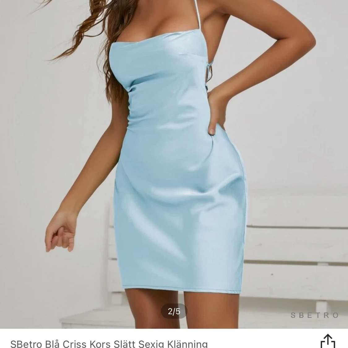 Satinklänning  - 90