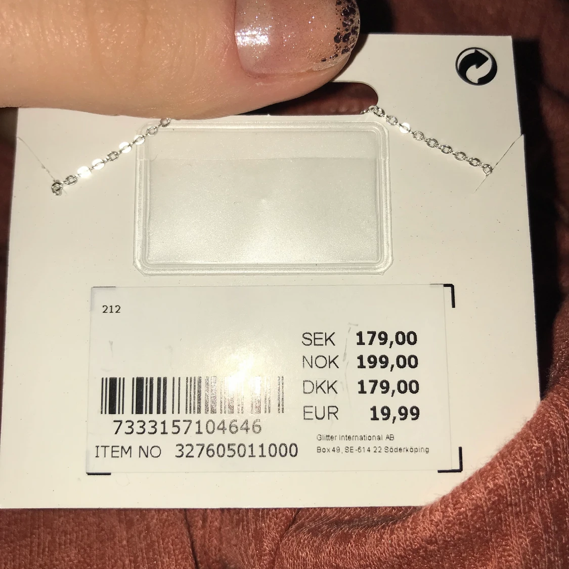 Armband glitter - 90