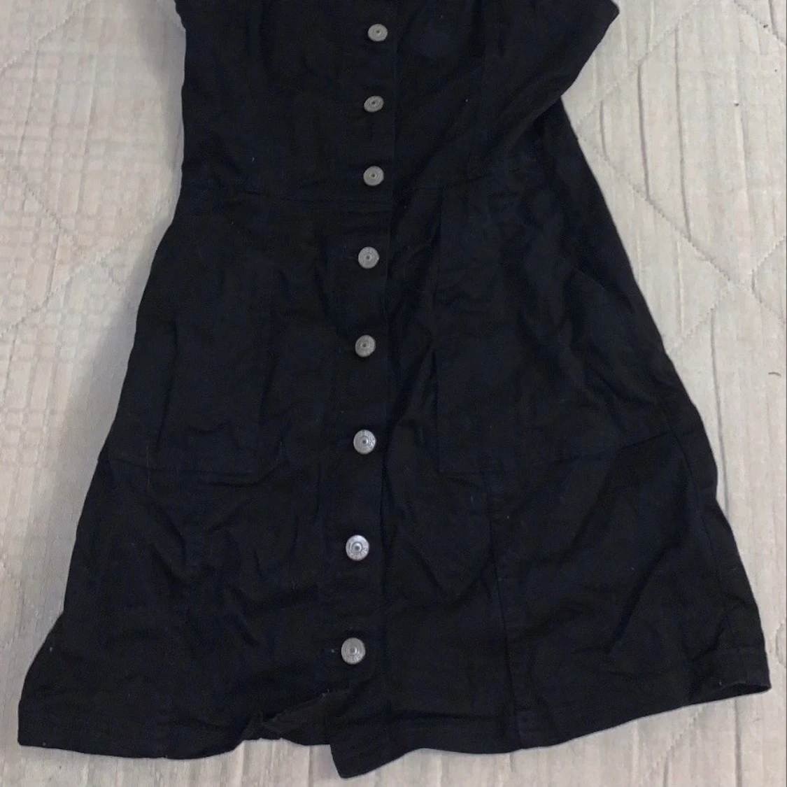 Svart Jeansklänning - 90