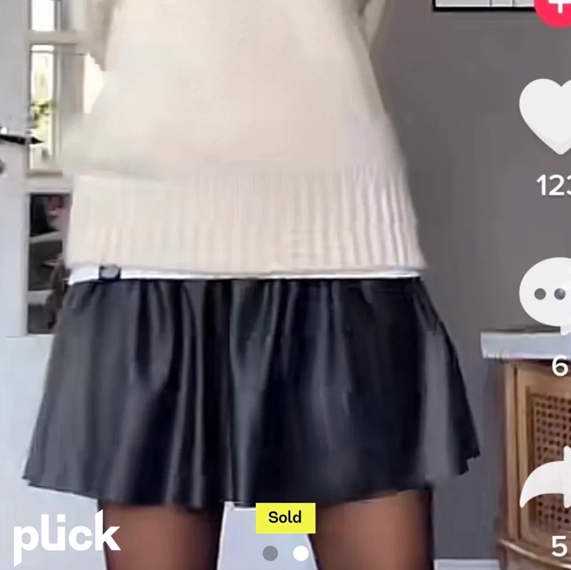 Skinnimiterad kjol från zara - 90