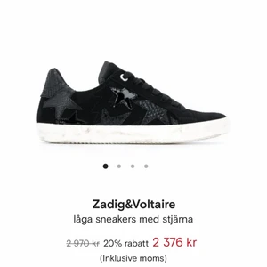 Zadig skor - Helt nya Zadig skor! Kartong och kvitto finns från vc. Storlek 36, men passar en 37a. 1200 först till kvarn