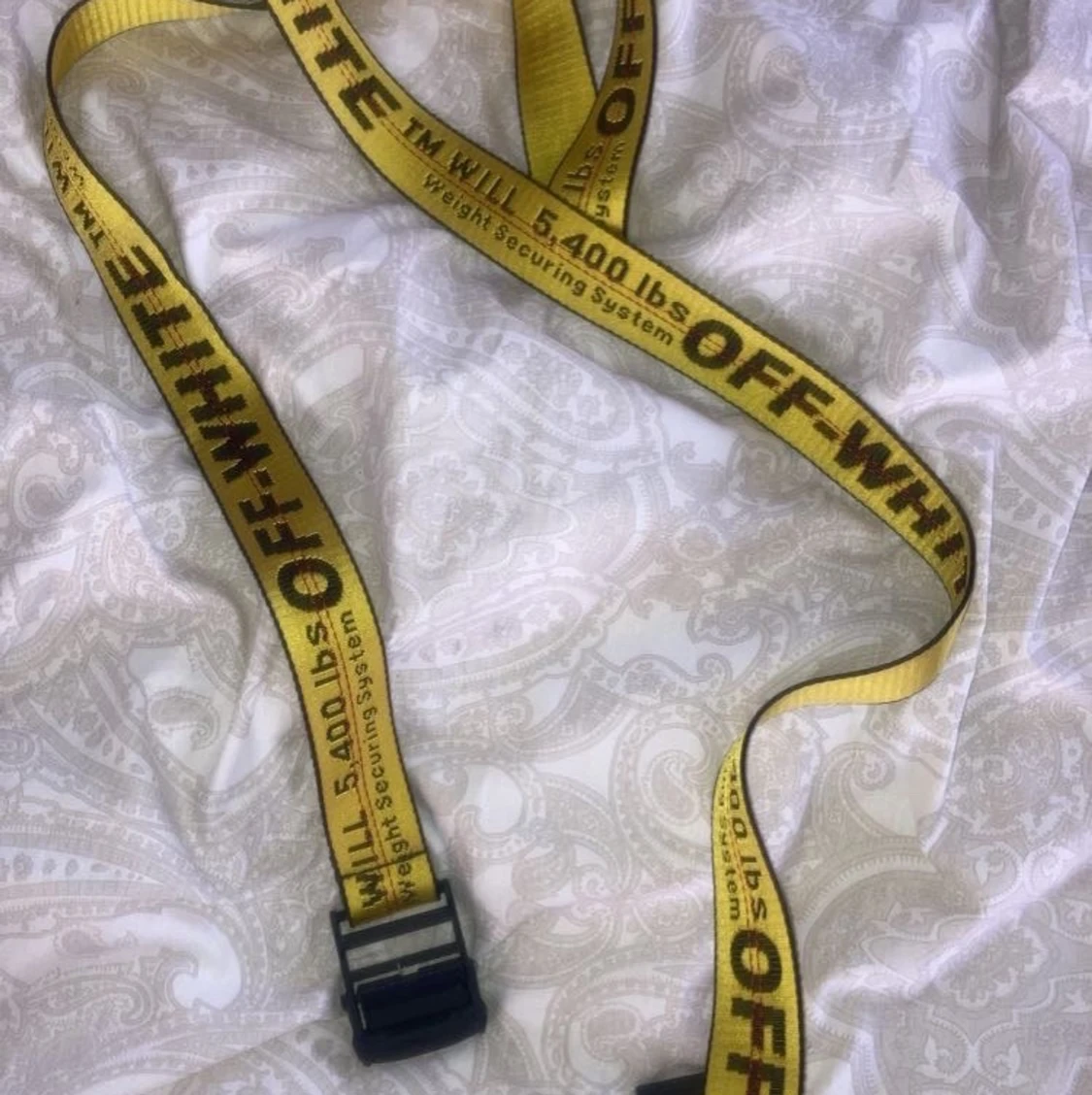 off-white belt yellow - 90