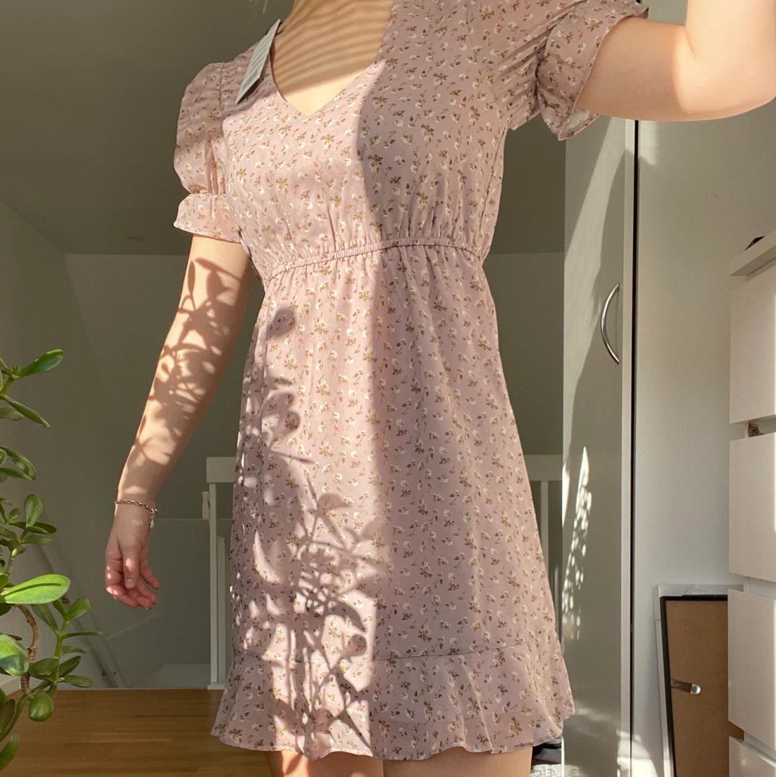 Blommig klänning  - 90