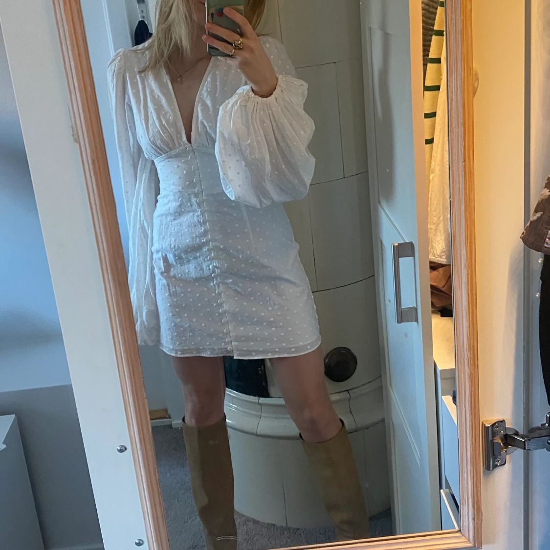 Vit adoore klänning  - 91