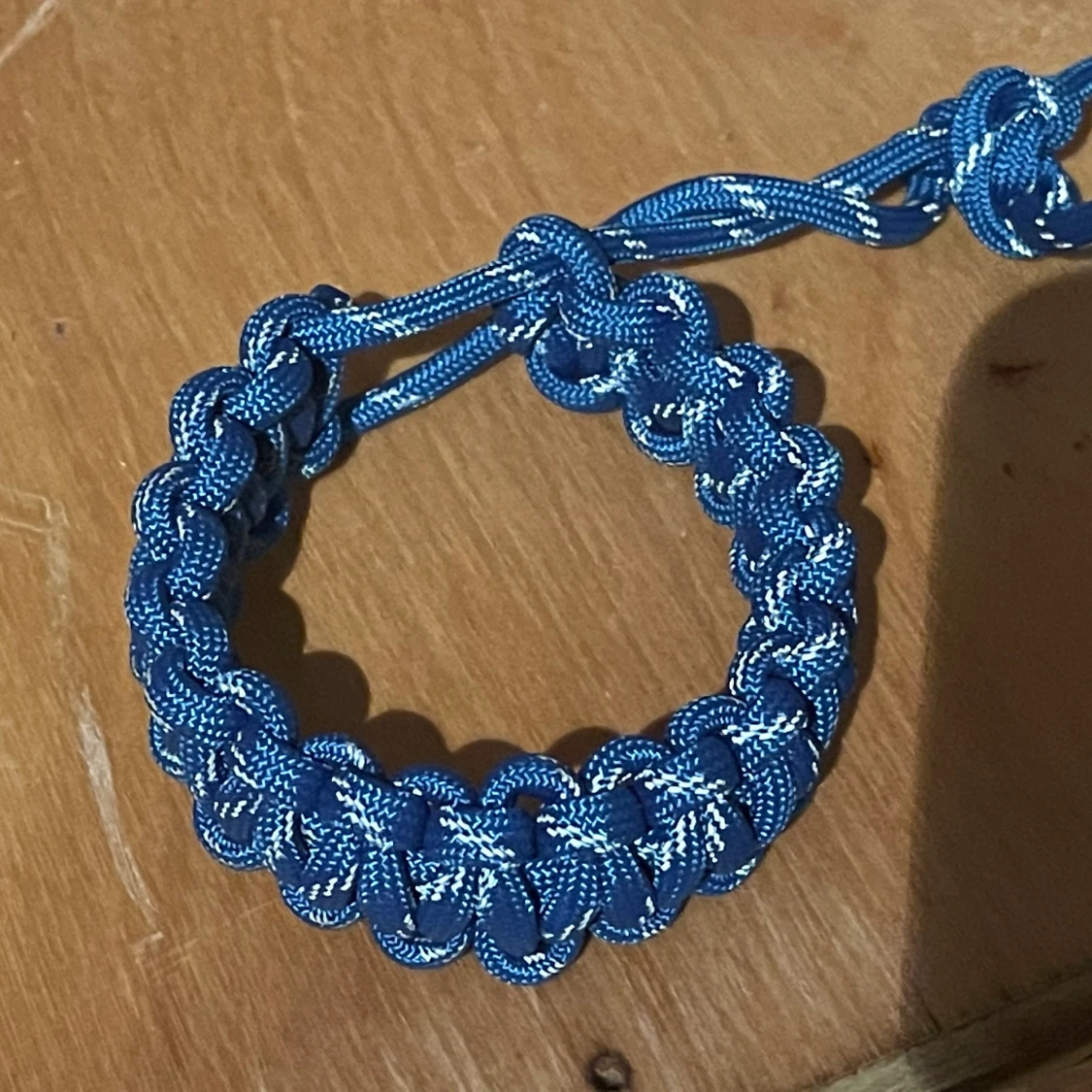 Paracord bracelet ( blue) - 90