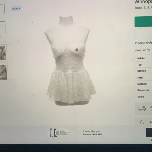 Säljer jätte fin festtopp - Säljer en jötte fin fest topp som jag köpte från sellpy men som egentligen kommer från whoops. Säljer pga av att den inte passade så bra. Köparen står för frakten som är mellan 24-45kr. Kom priv för fler frågor eller bild