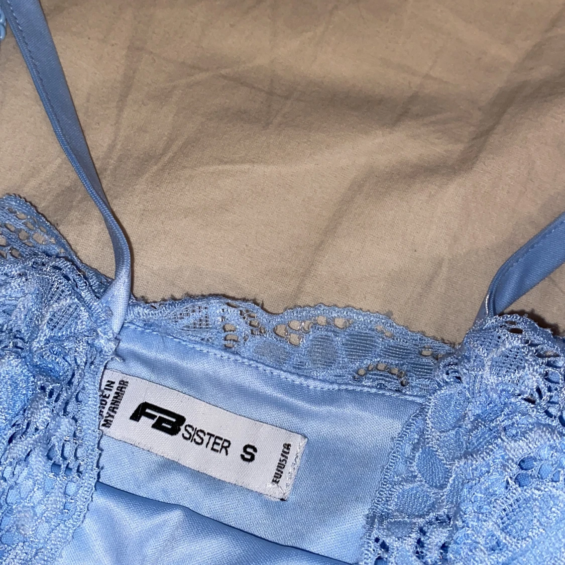 Gullig blå topp💕 - 90