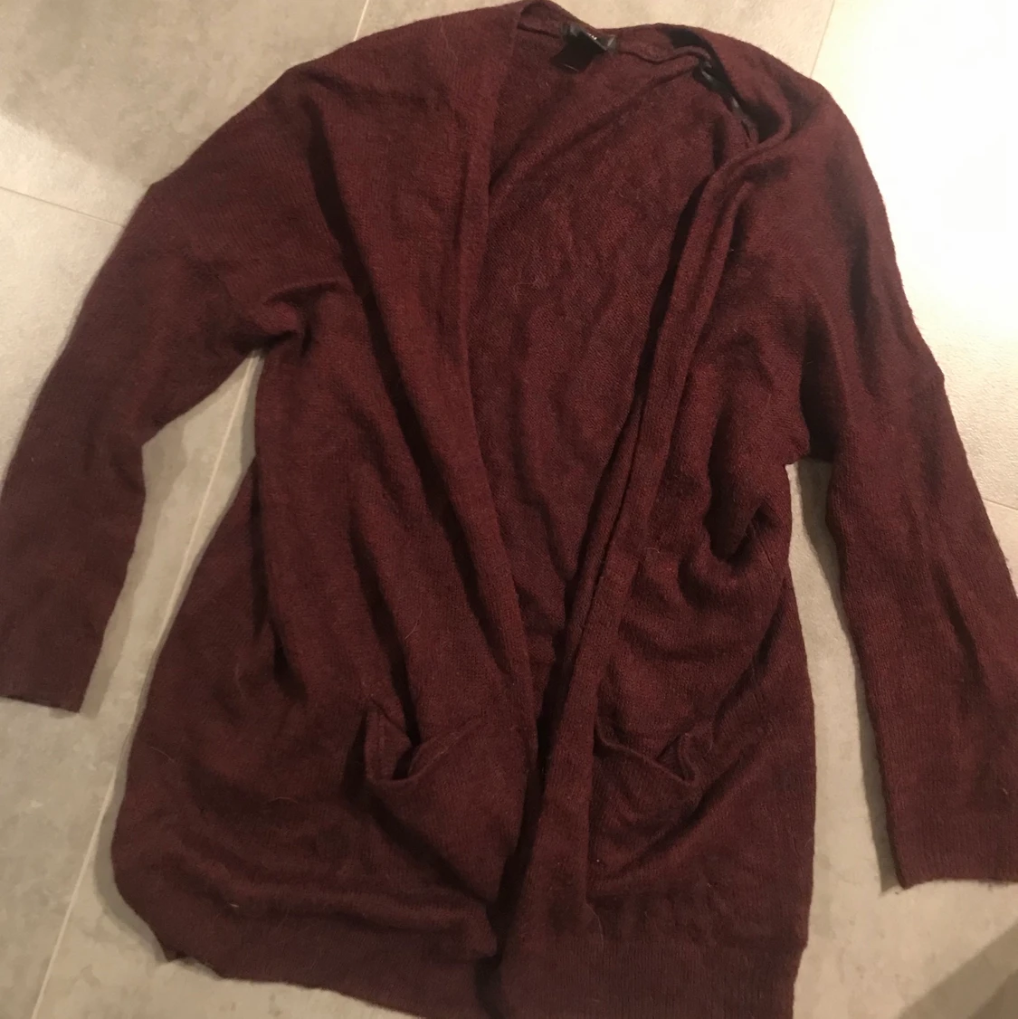 Vinröd kofta