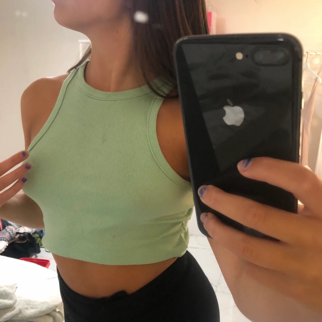 mintgrönt linne från hm - 90