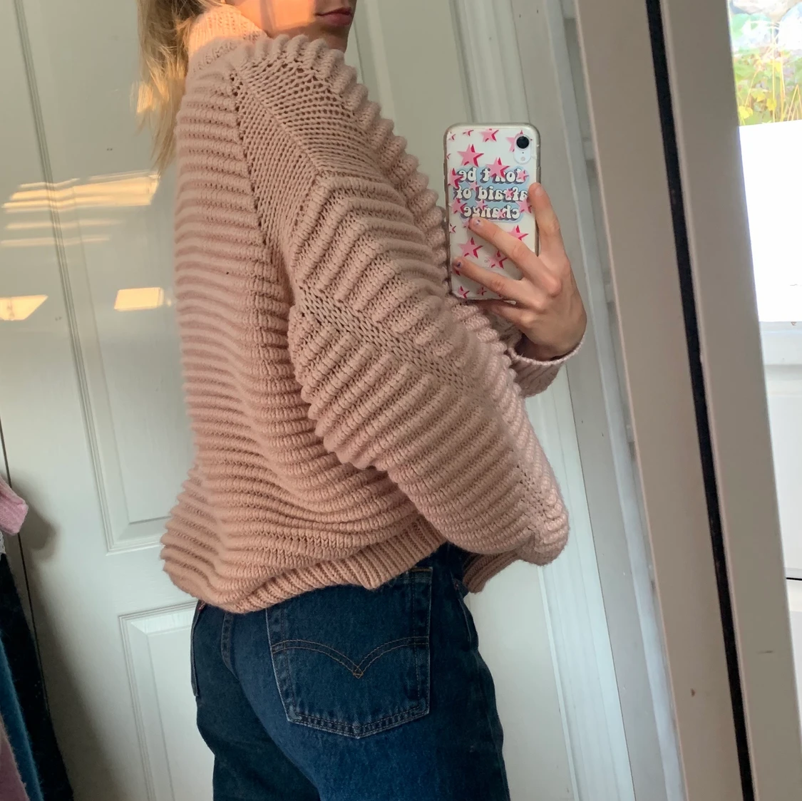 Såå fin stickad tröja 🌸🌸🌸 - 90