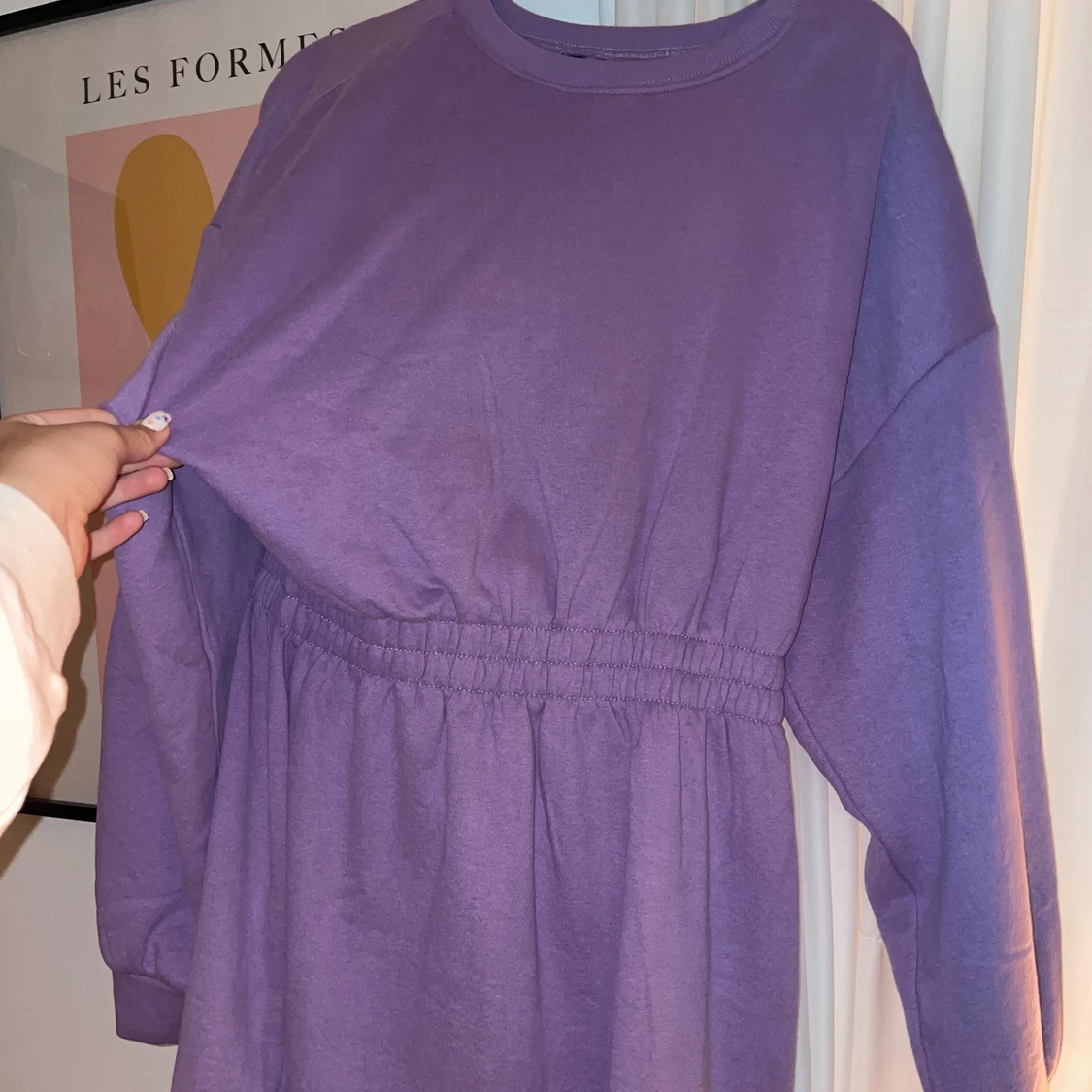 Lila mjukisklänning!