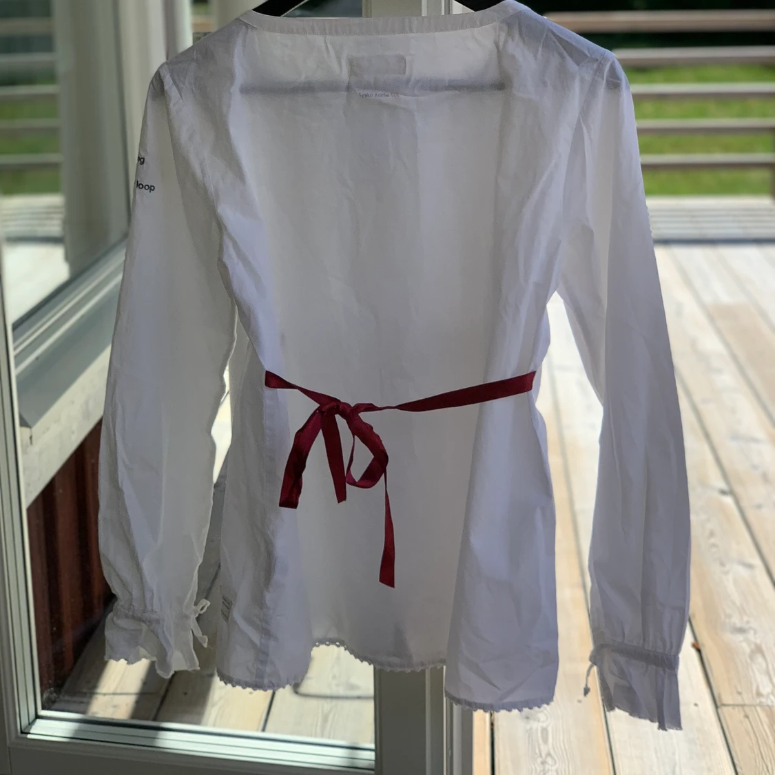 Vit oddmolly blus, strl. 2 - 90