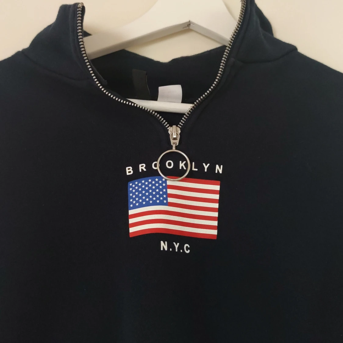 Blå sweatshirt  - 91