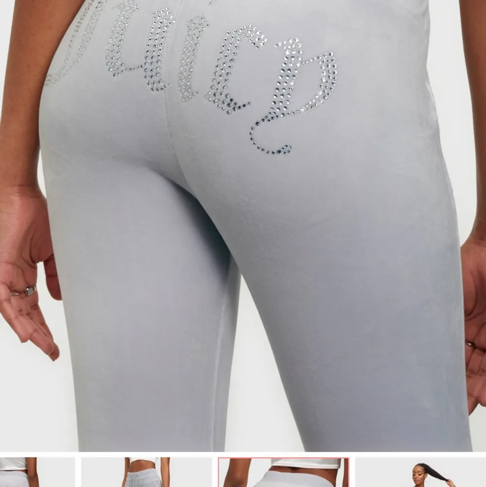 Mjukisbyxor från juicy couture i storlek xs. Inköpta i juni så inga fläckar eller något🤍👌🏼. Jeans & Byxor.