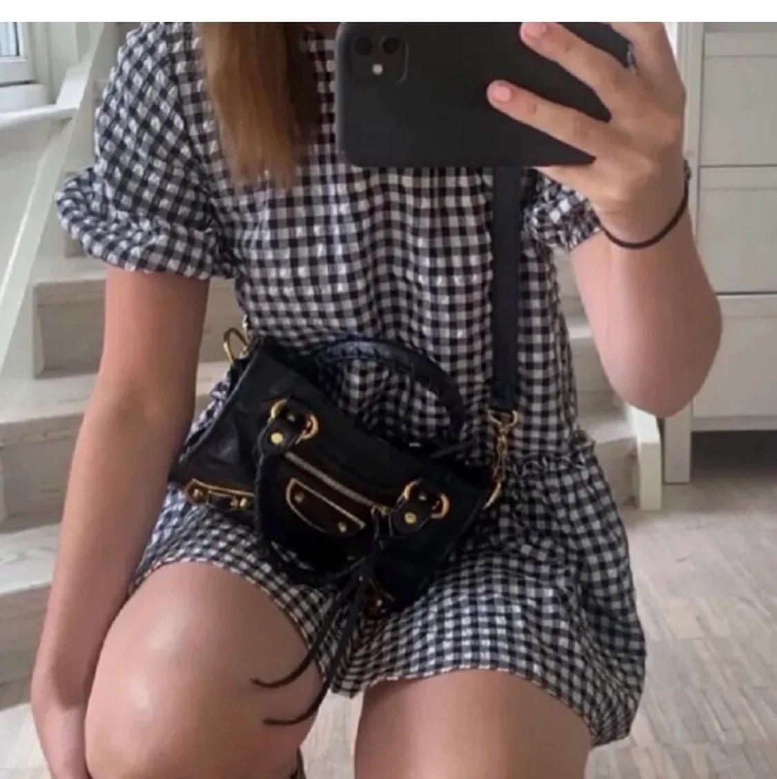 Rutig klänning  - 91