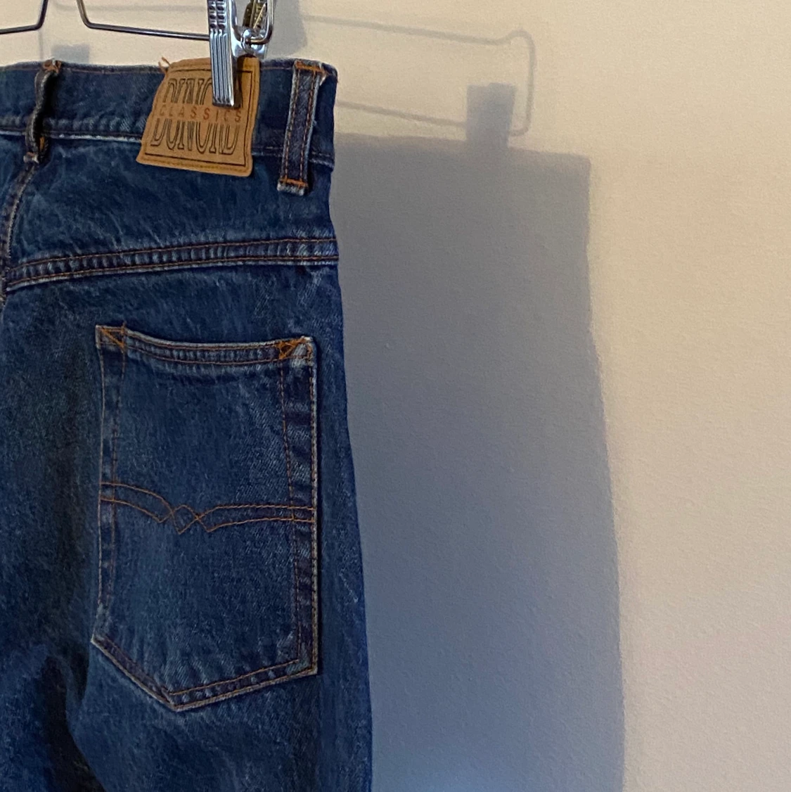 Raka jeans med ficka  - 91