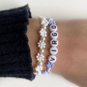 Armband  - Pärlarmband! 45kr/st🌸 Skriv vilket stjärntecken du har så fixar jag det! Önskar du andra färger? Då kan jag fixa det med💗