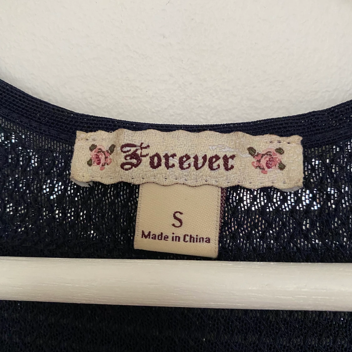 Blå och vit paljett linne - 91