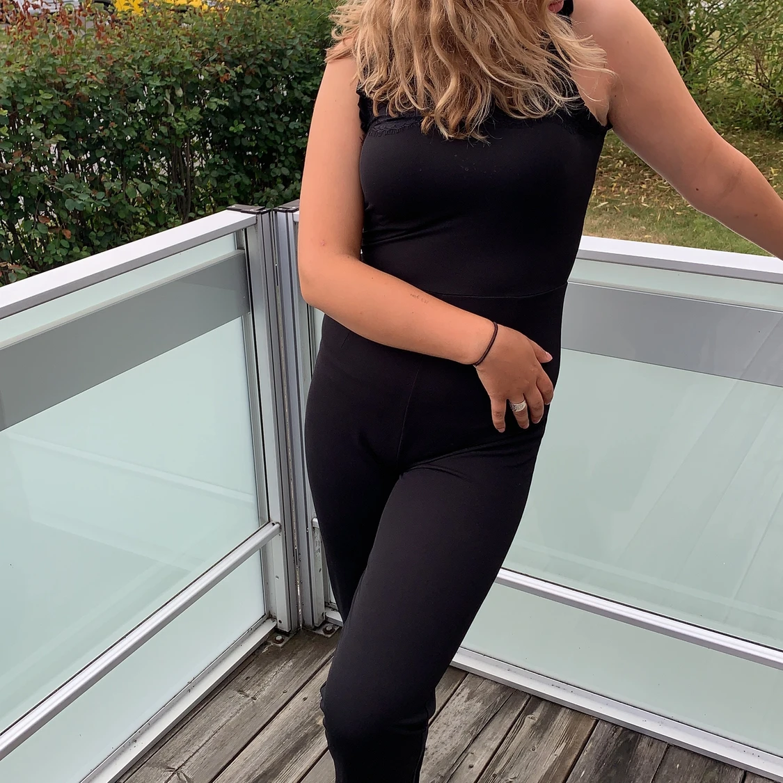 svart byxdress i S - 90