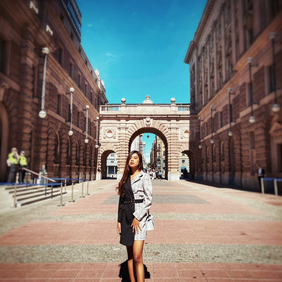 Two Patterns Coat Dress  - 90