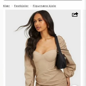 Style Name: Body Hugging Corset Dress.  - Helt ny klänning från nelly i färgen Beige. 