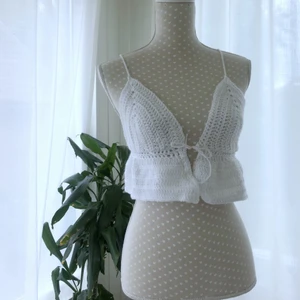 virkad tröja - Tröja som jag virkat själv i storlek S