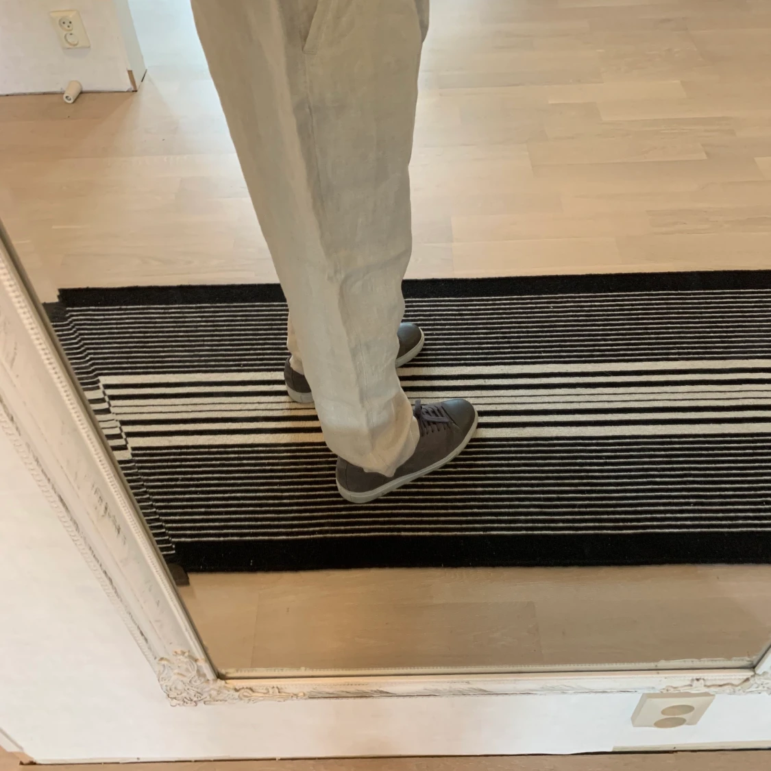 Linnebyxor relaxed fit - 90