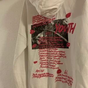 Shawn Mendes hoodie - Jätte snygg hoodie med stort tryck på fram och baksida. Inte mycket använd då den inte riktigt är min stil, säljs för 100kr+frakt💕 Xs men känns som M då den är oversize