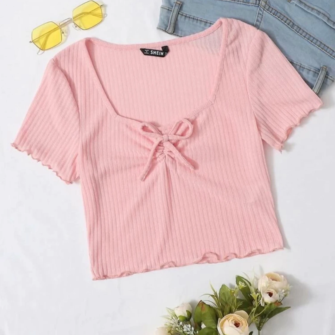 Baby pink rosett top 🎀  - 90
