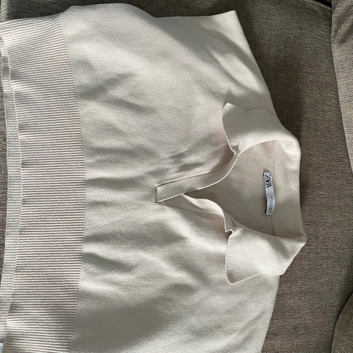 Stickad crop top - 90