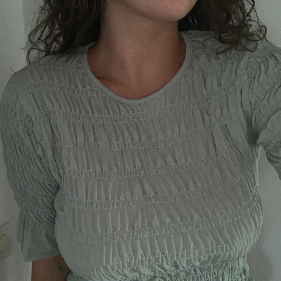 Mintgrön topp, GINA, M  - 90