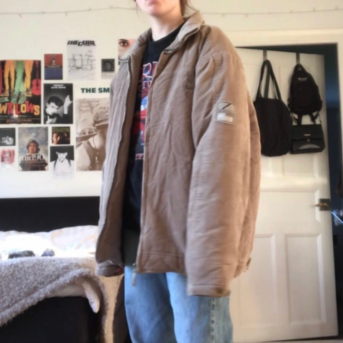 Brun manchesterjacka