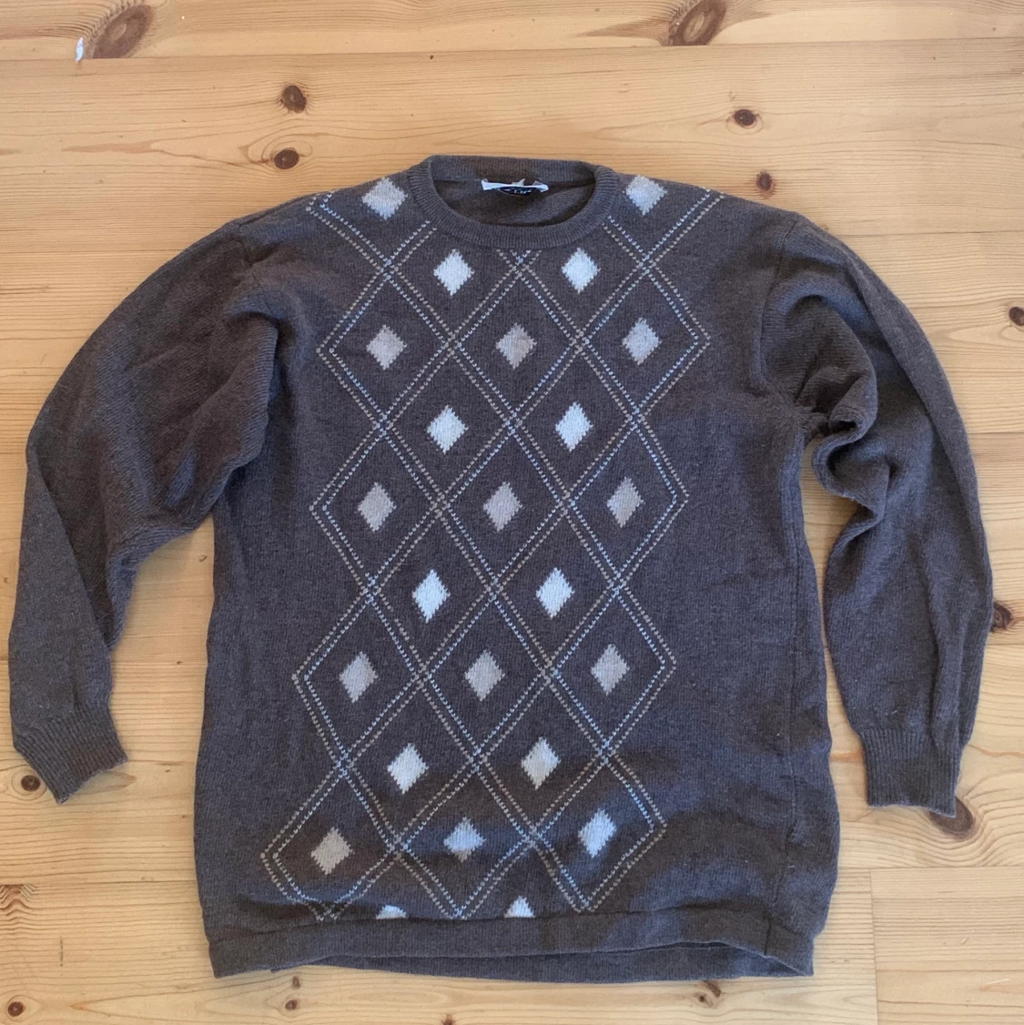 Stickad grandpa sweater