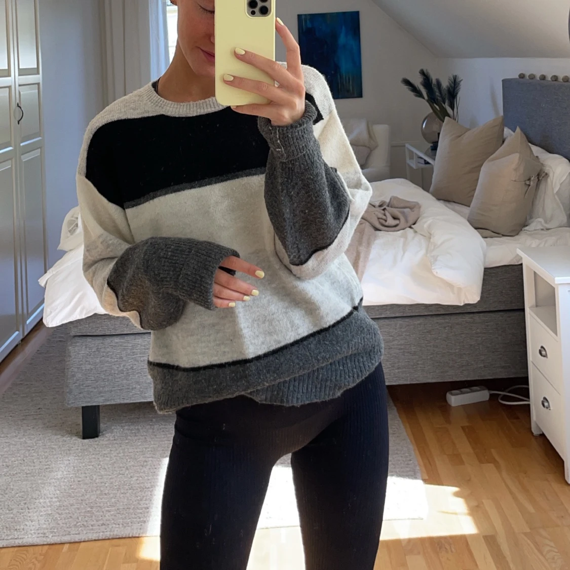 Stickad tröja från HM