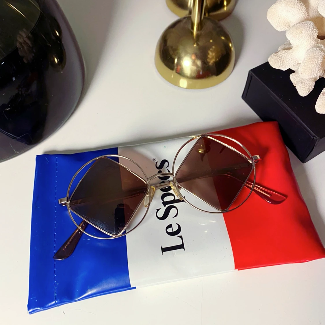 Guldiga Le Specs glasögon - 90