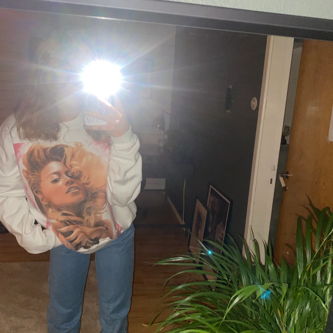 Vit oversized sweatshirt  - 90