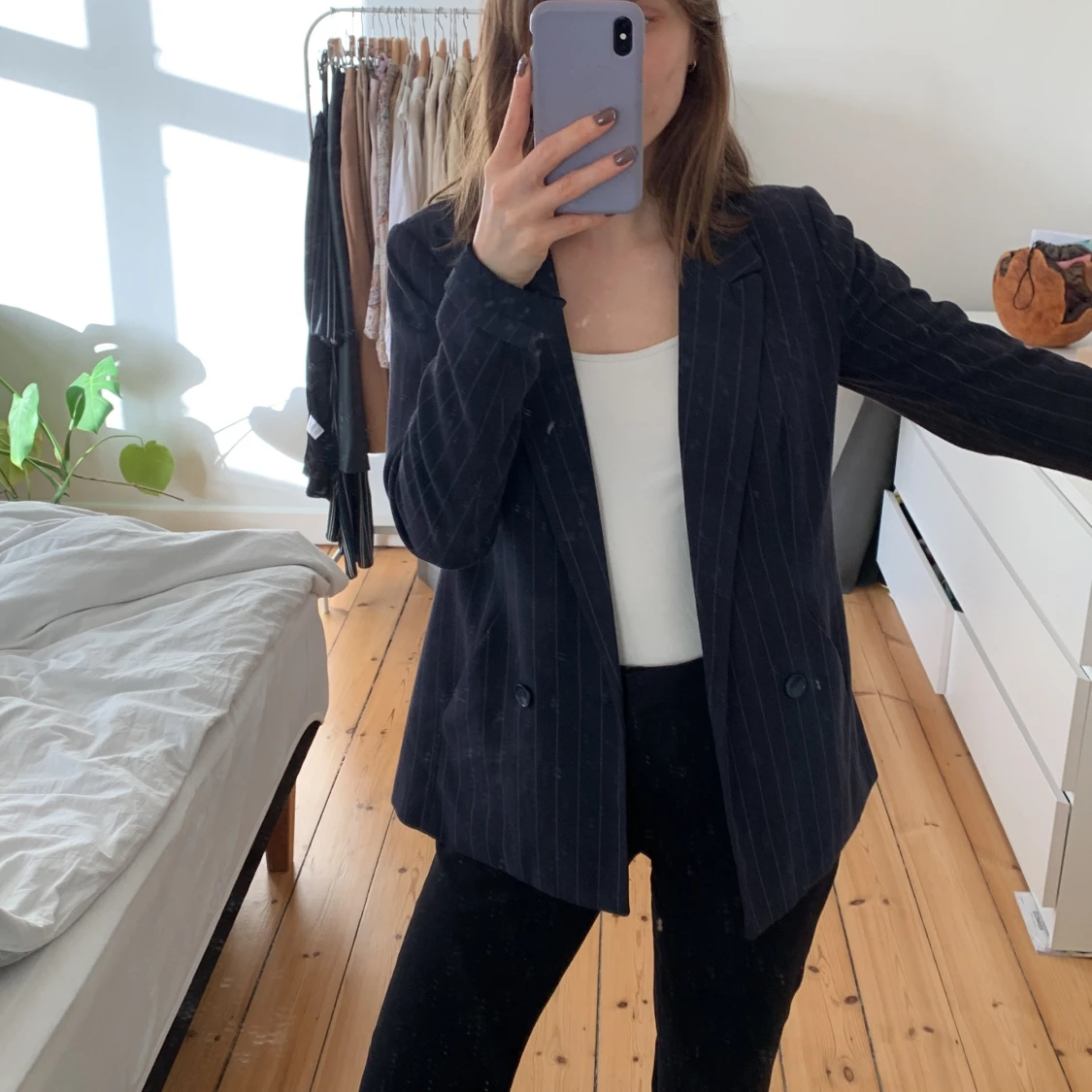 Mørkeblå blazer - 90