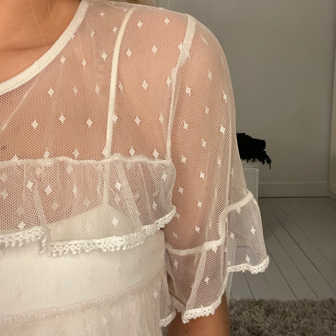 Genomskinlig topp - 91