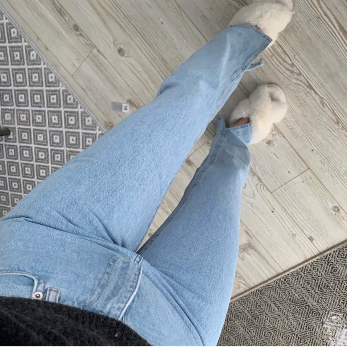 Na-kd jeans med slits - 90