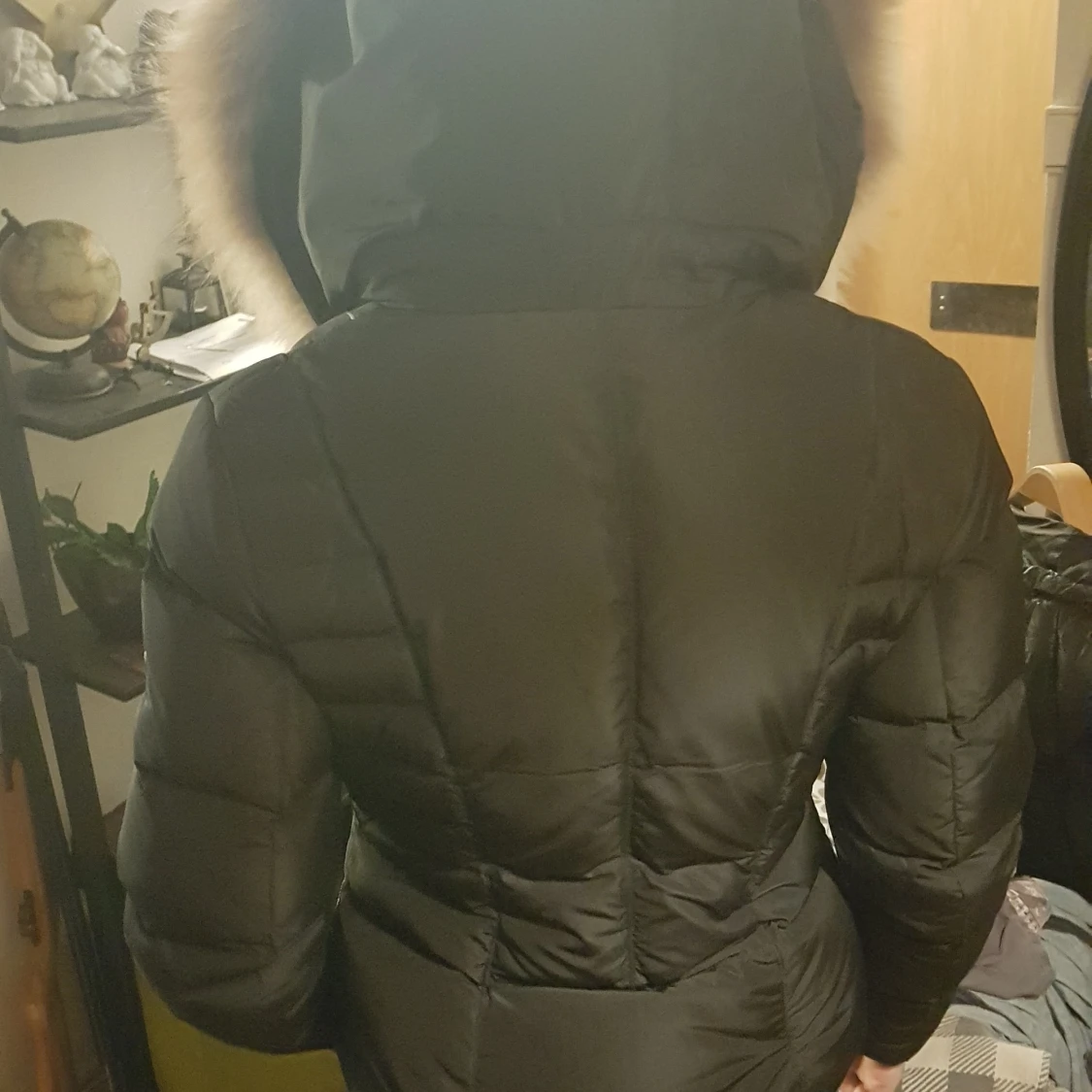 Hollies vinterjacka äkta stor päls - 90