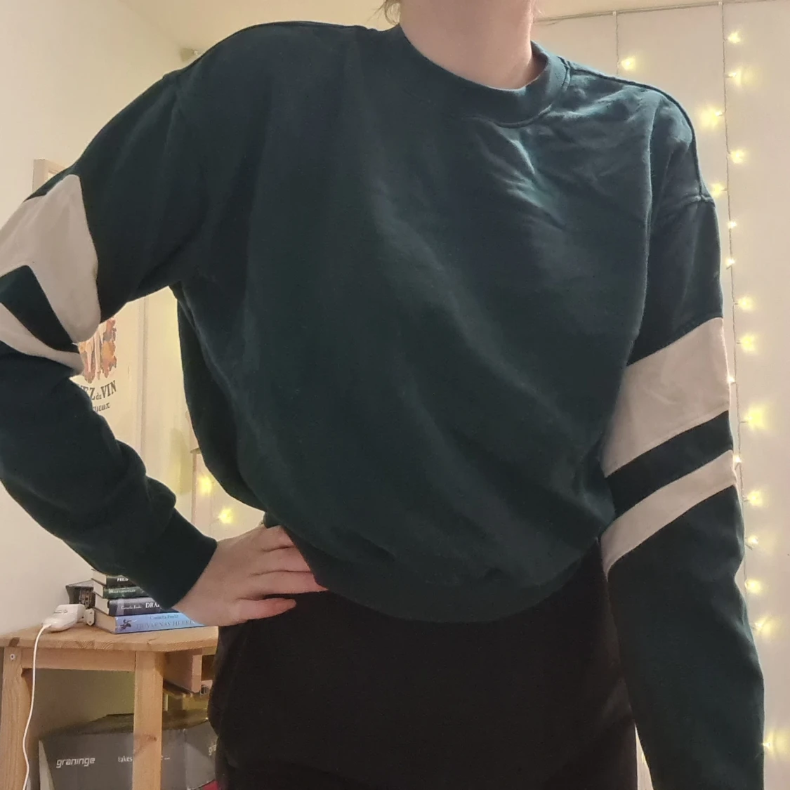 Croppad sweatshirt