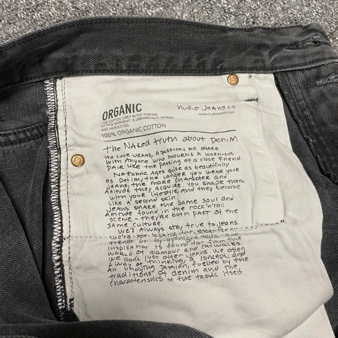 Nudie Jeans ljust svarta - 91